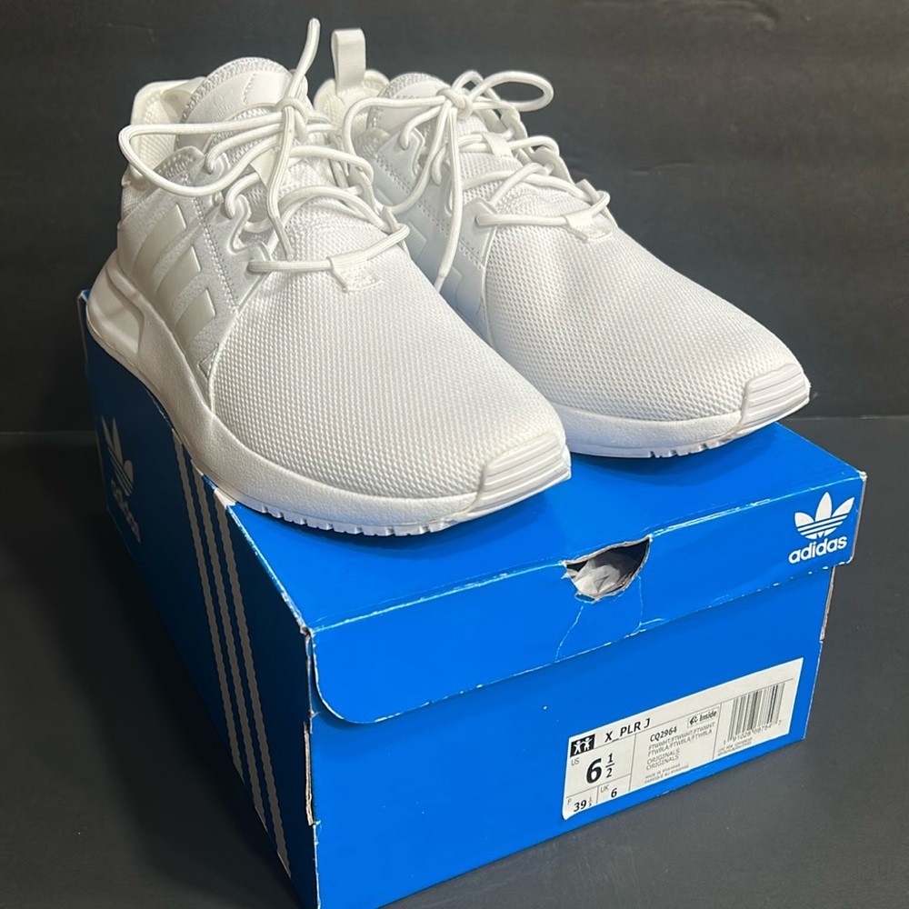 Adidas Cloud White Big Kid X PLR size 6-1/2